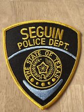 The State Of Texas Seguin Police Dept. Patch picture