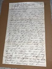 1835 Antique Complaint & Arrest Warrant - Middletown CT  - John Wyse Grand Juror picture
