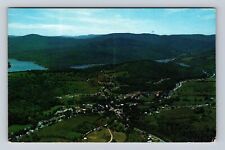 Wilmington VT-Vermont, Aerial Lake Whitingham, Antique Souvenir Vintage Postcard picture