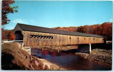Postcard - Old Covered Bridge in West Dummerston, Vermont picture