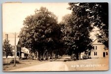RPPC  Newfane  Vermont   Main Street   - Real Photo Postcard  1916 picture