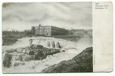 Burlington VT Winooski Falls Postcard Vermont picture