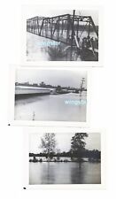 Old Photos Flooding Riverwood Bridge Gravel Pit Bridge Noblesville, IN  1940s picture
