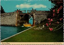 BERMUDA ~ Somerset Bridge ~ British Overseas Territory ~ Vintage Postcard picture
