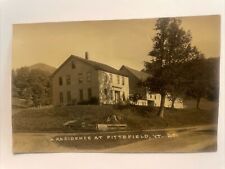 Pittsfield Vermont VT House Dirt Road RPPC Real Photo c1910s picture