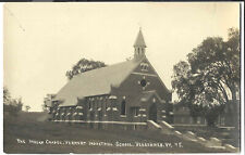 THE WEEKS CHAPEL, VERMONT INDUSTRIAL SCHOOL, VERGENNES, VERMONT, REAL PHOTO picture