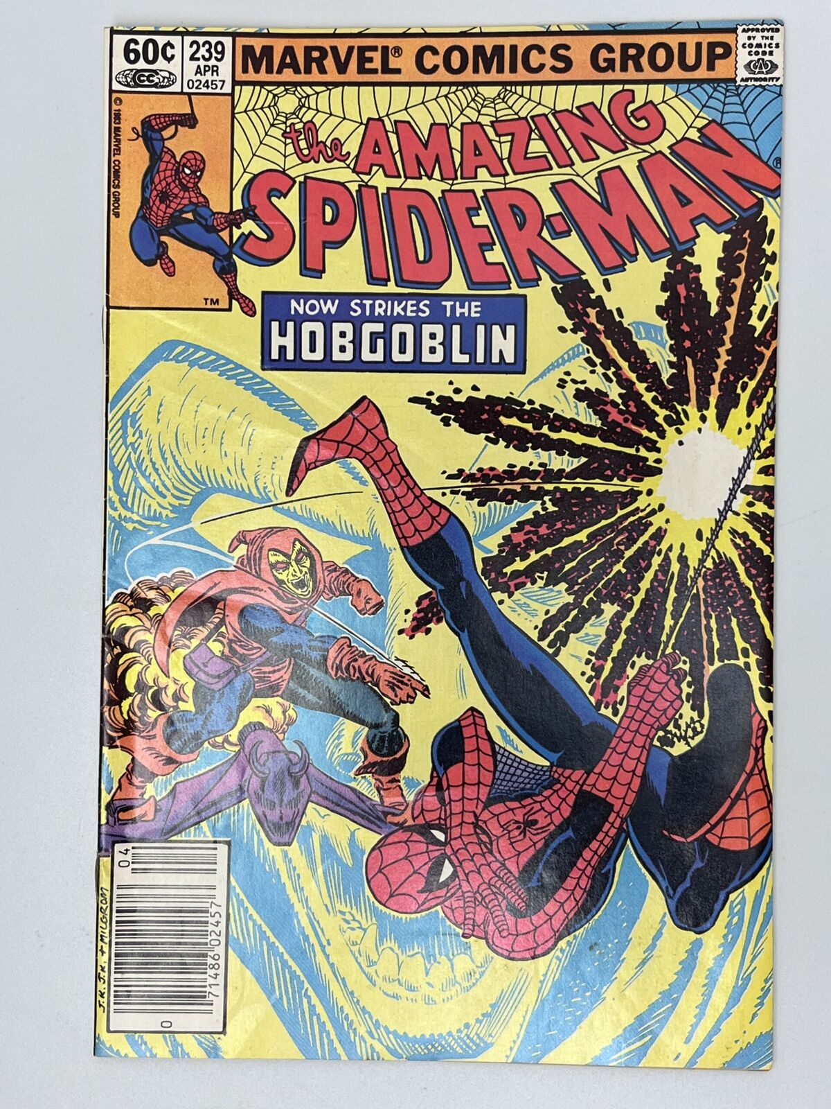Amazing Spider-Man #239 (1983) 2nd app. Hobgoblin (Roderick Kingsley), 1st ba...