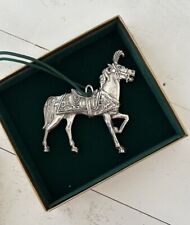 Reed and Barton Second Annual Edition Carousel Horse Ornament With Box picture