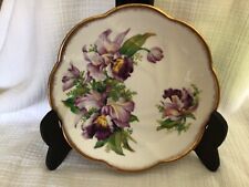 salisbury bone china saucer orchids picture