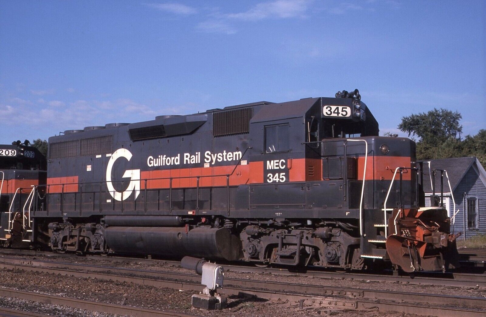 Original Slide: Maine Central / Guilford Rail System GP40 345