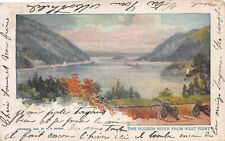 The Hudson River from West Point, Early Postcard, Used in 1904, Sent to Belgium picture