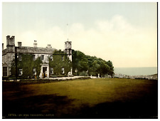 Cornwall. St. Ives. Tregenna. Castle.  Vintage Photochrome by P.Z, Photochrome Z picture