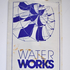 1991 Water Works Restaurant Menu The Champlain Mill Winooski Falls Vermont picture