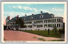 Postcard Rutland Vermont Hospital picture