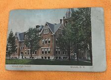 Wolcott New York Postcard Wolcott High School Building picture