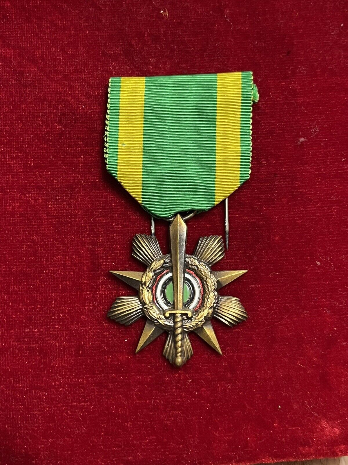 Original Middle East Order of the Wounded Full Sized Metal (French mfg)