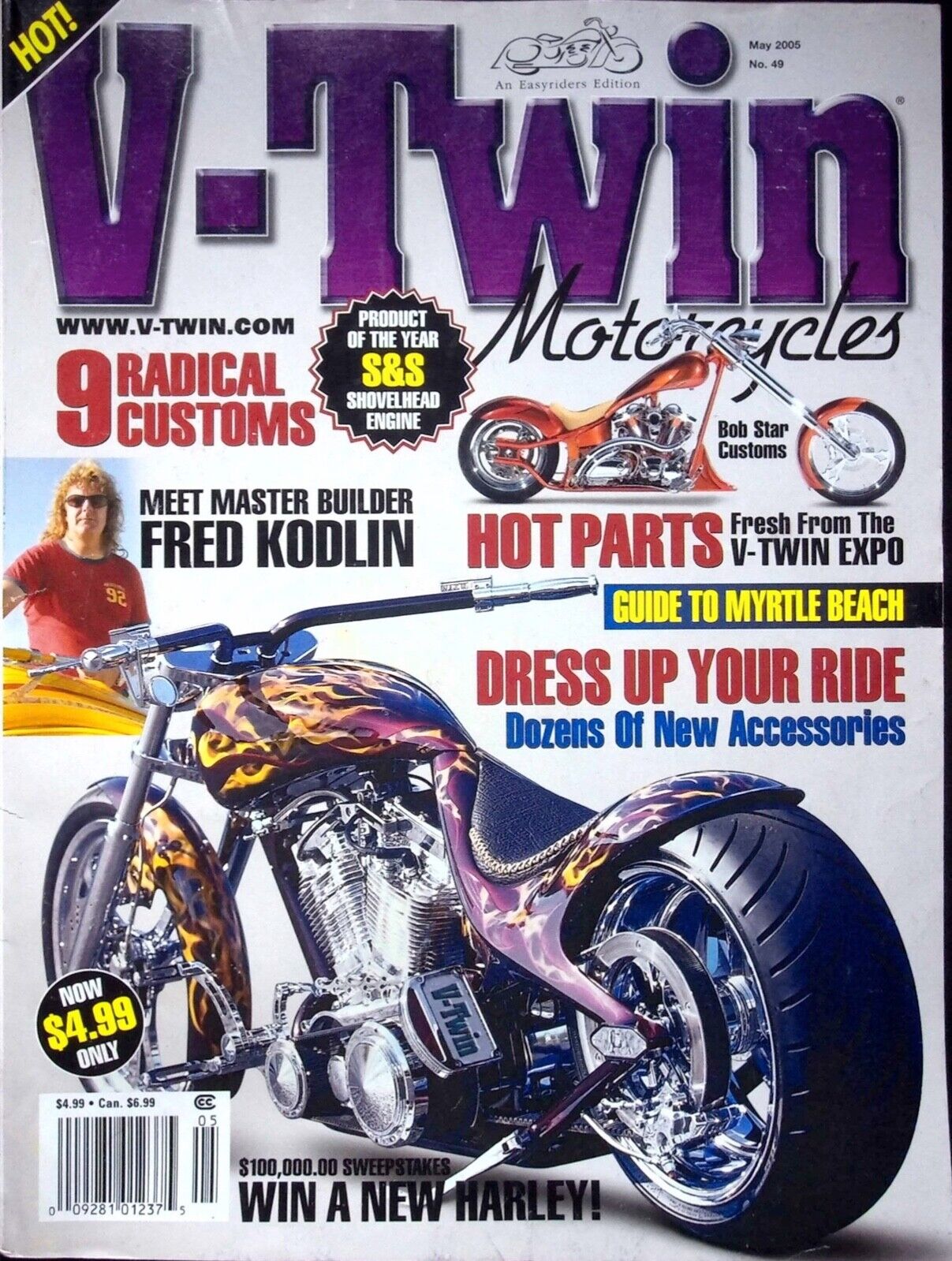 V - TWIN MOTORCYCLES MAY 2005 NO. 49