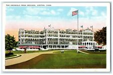 c1940's The Grisworld From Grounds Flag Groton Connecticut CT Unposted Postcard picture
