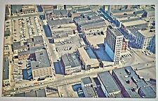 Vintage Postcard Danville, Illinois WEST MAIN STREET/AIR/AERIAL VIEW OF DOWNTOWN picture