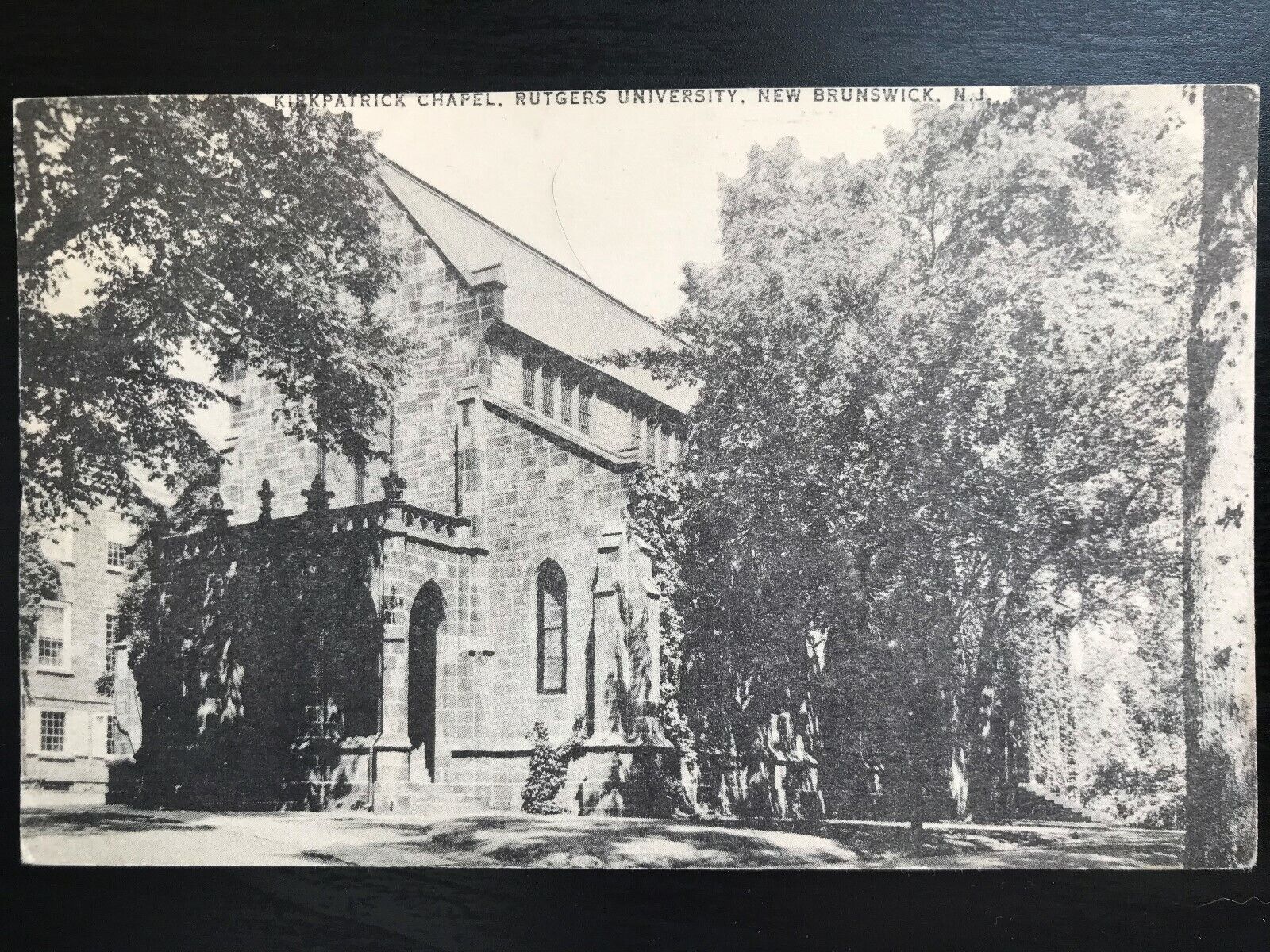 Vintage Postcard 1954 Kirkpatrick Chapel Rutgers University New Brunswick NJ