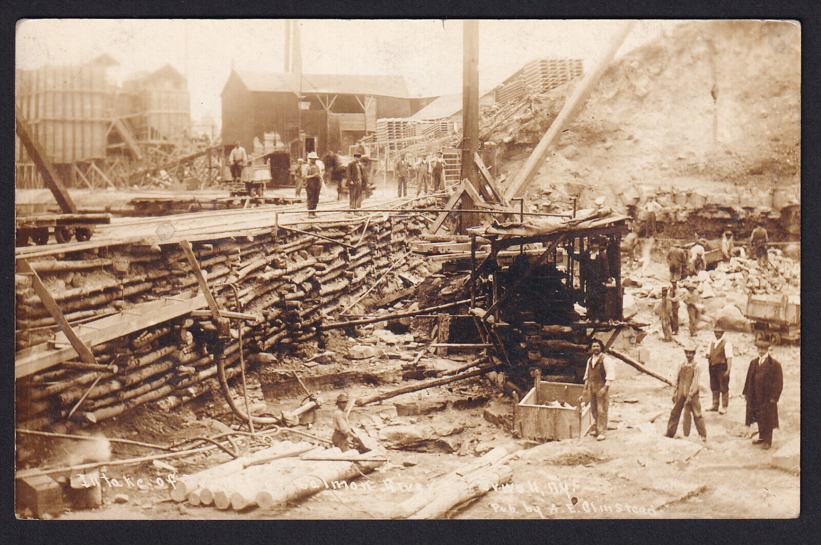 New York-NY-Orwell-Salmon River-Dam Construction-Workers-Myer-Olmstead-Photo