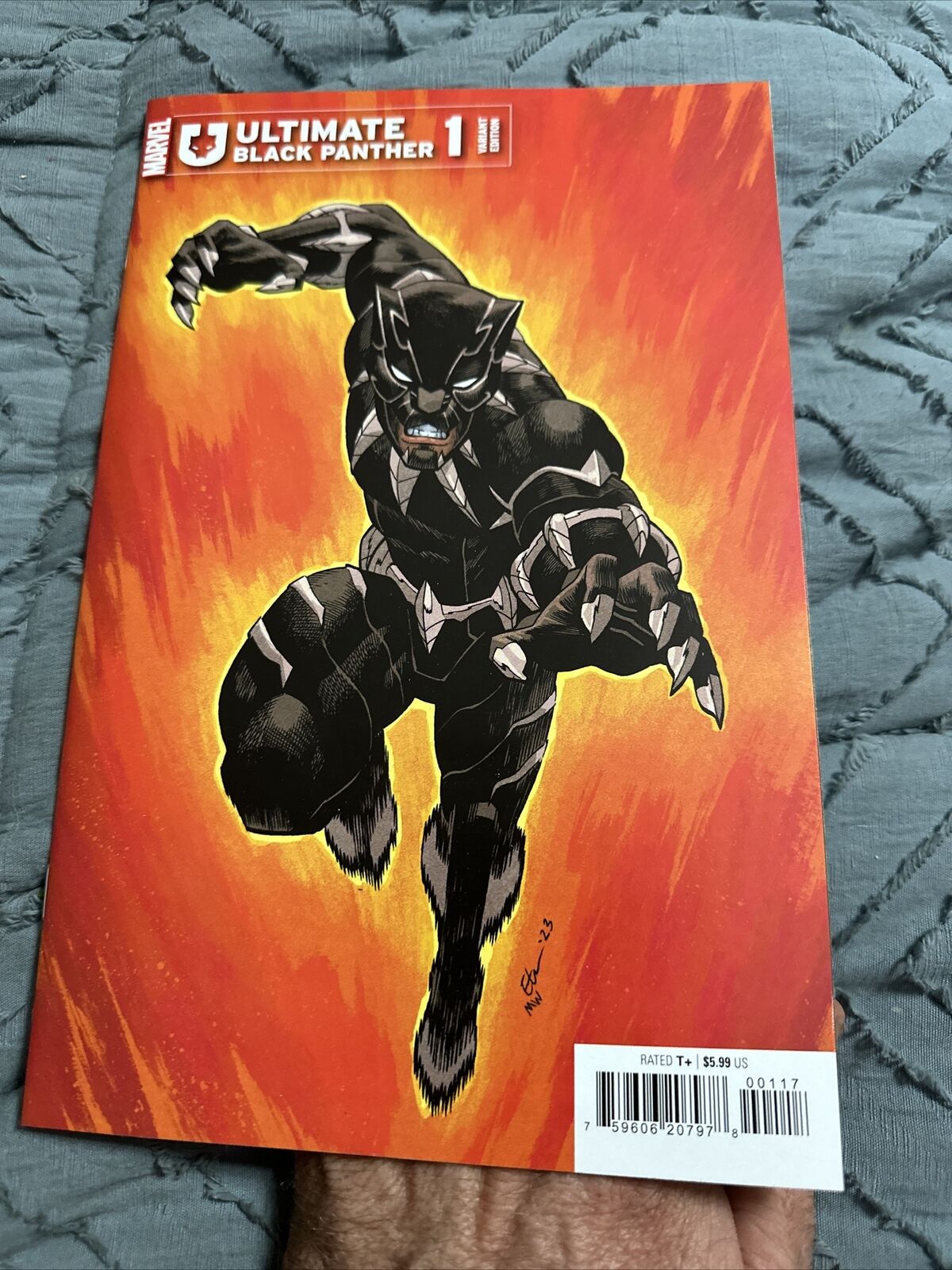 ULTIMATE BLACK PANTHER #1 1:25 INCENTIVE ETHAN YOUNG VARIANT 1st PRINT🔥🔥🔥