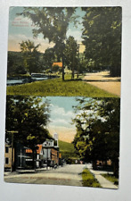 Proctorsville, Vermont VT Postcard - Upper Main St 1912 picture