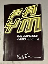 Bob Schneider “FAYM”  Graphic Novel w/ Justin Barker RARE HTF picture