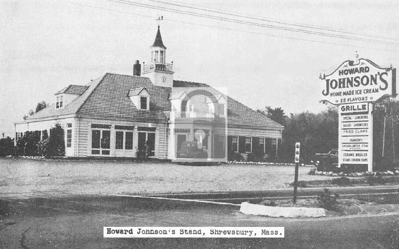 Howard Johnsons Restaurant Stand Shrewsbury Massachusetts MA - 4x6 Reprint
