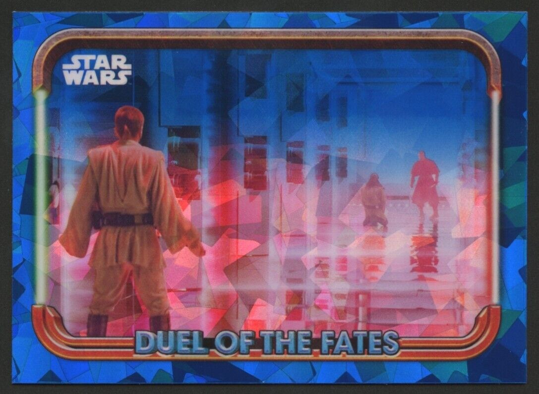 2024 Topps Star Wars Sapphire Duel of the Fates SEPARATED BY LASER GATES #DF-8
