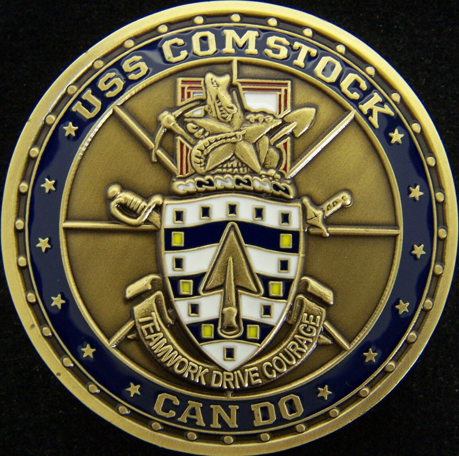 USS Comstock LSD 45 Navy Challenge Coin