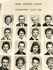 Bi) Photograph 8x10 School Class Photo Henry Barnard School 1960 Providence R.I. picture