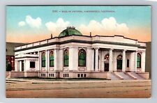 Bakersfield CA-California, Hall Of Records Building, Antique Vintage Postcard picture