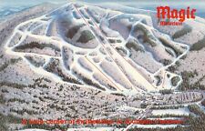 1982 VT Londonderry Magic Mountain Aerial View  Skiers Runs Mint postcard A71 picture
