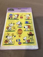 Hallmark Expressions, Easter Snoopy & Woodstock Stickers NIP picture