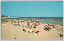 Vintage Postcard Beach At Green Harbor Marshfield Mass picture