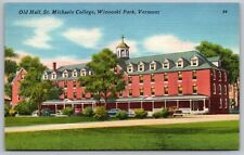 Winooski Park Vermont St Michaels College Campus Old Hall Linen PC picture
