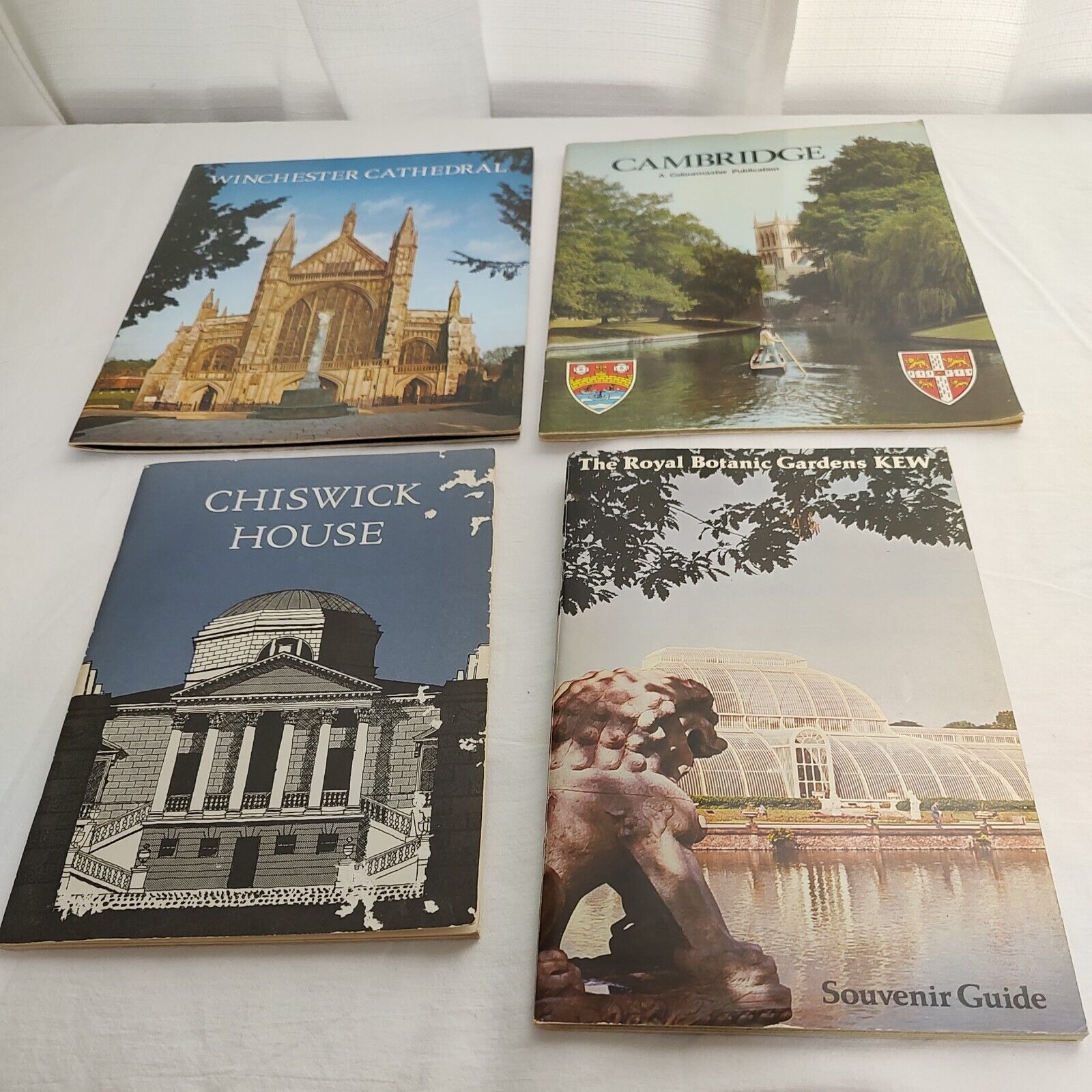 Lot Of Four 1970s vtg Britain England Tour Guides Cambridge Winchester Chiswick