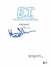 HENRY THOMAS SIGNED AUTO E.T. THE EXTRA-TERRESTRIAL MOVIE SCRIPT BECKETT BAS COA picture