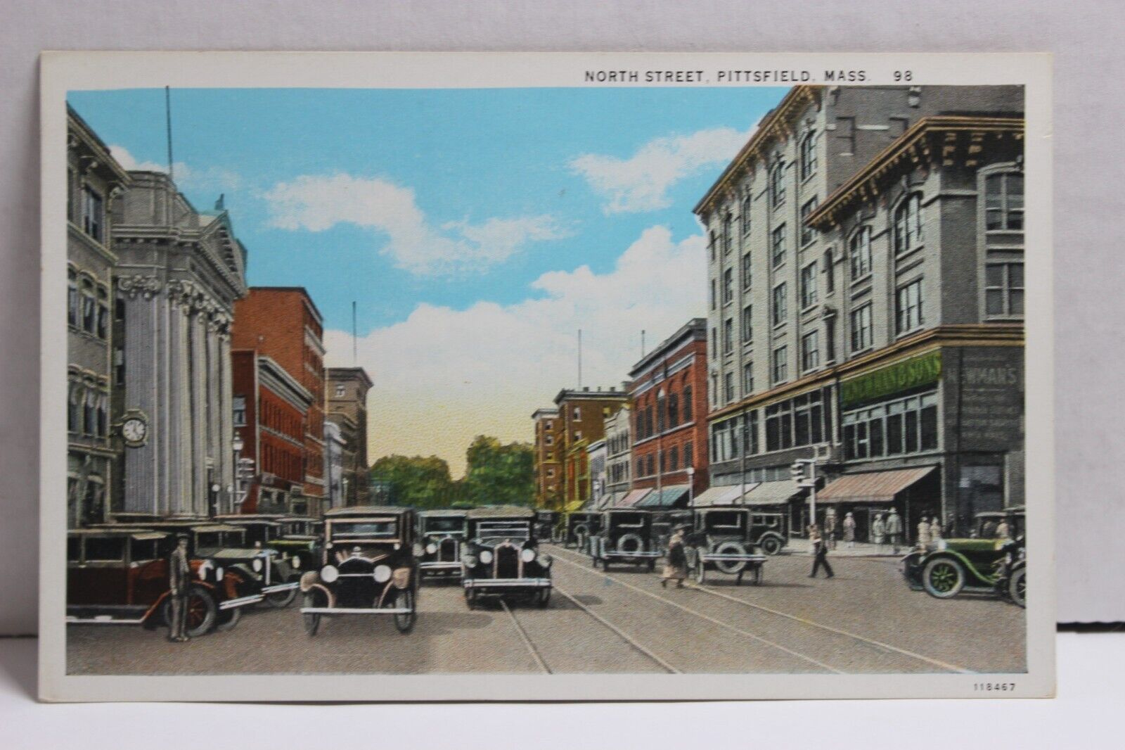 North Street, Old Cars, Pittsfield Massachusetts