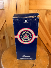 Barton's Canadian Supreme Blended Whiskey Decanter Bottle 10