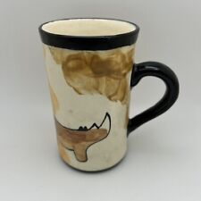 Vintage South African Coffee Mug Made And Hand Painted In South Africa 10 Ozs picture