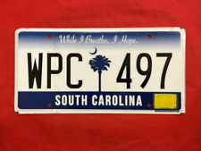 South Carolina License Plate WPC 497 ... Expired / Crafts / Collect / Specialty picture