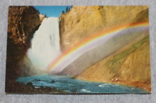 Vintage Postcard: Lower Yellowstone Falls - Rainbow Spray - Wyoming picture