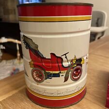 1960’s Chase & Sanborn Decorative 2lb. Coffee Can Early 1900s Vehicles picture