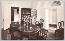 Fort Myer VA Lee Mansion Arlington National Cemetery Interior BW Postcard picture