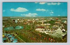 New York City NY, Worlds Fair, Unisphere, Antique Vintage Souvenir Postcard picture