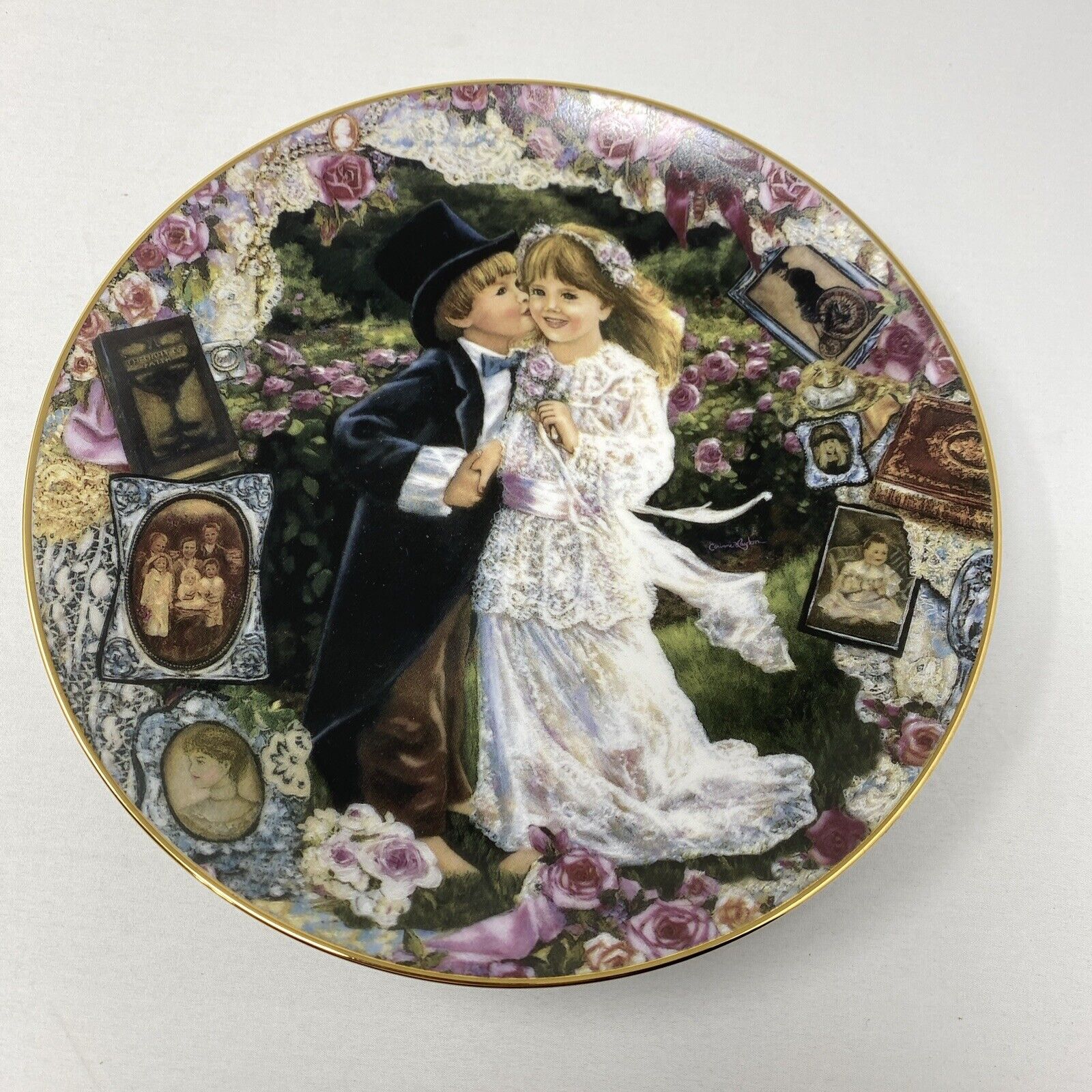 Sentimental Sweethearts Bradford Exchange Collectors Plate