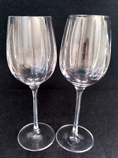 Set of 2 Williams Sonoma Dorset White Wine Glasses 8-3/4