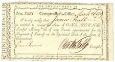Oliver Wolcott Jr. signed Payment Notice dated 1788-89 - Connecticut - American  picture